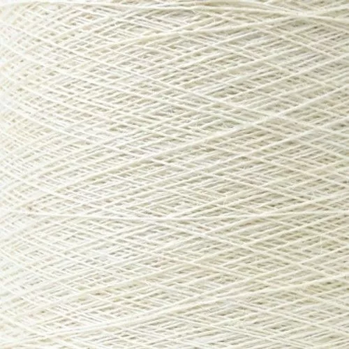 Esito-rohdinlanka, Puolimärkäkehrätty, Nel 6, 1/2-valkaistu 3 Esito-rohdinlanka, Puolimärkäkehrätty, Nel 6, 1/2-valkaistu