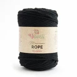 ReTwisst Macrame Rope 4 Mm -Kotitalous Soldes Boutique macrame rope black 02 web 1